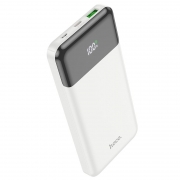 Зарядное устройство Hoco J102, 10000 мА/ч, QC3.0/ PD 20W, USB+Type C, дисплей, белое