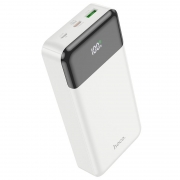 Зарядное устройство Hoco J102A, 20000 мА/ч, QC3.0/ PD 20W, USB+Type C, дисплей, белое