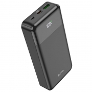 Зарядное устройство Hoco J102A, 20000 мА/ч, QC3.0/ PD 20W, USB+Type C, дисплей, черное