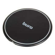 Беспроводное зарядное устройство Qi, 10W, черное, Buro QF3