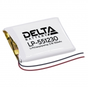 Аккумулятор Li-Po 3.7В 150мАч, Delta LP-551230