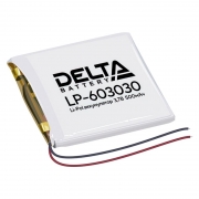 Аккумулятор Li-Po 3.7В 500мАч, Delta LP-603030