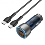    Hoco NZ8, QC3.0, PD25W, USB-A + USB-C +  Type C, 