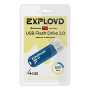 4Gb Exployd 650 Blue USB 2.0 (EX-4GB-650-Blue)