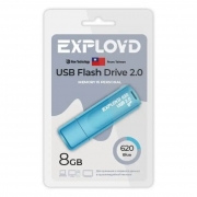 8Gb Exployd 620 Blue USB 2.0 (EX-8GB-620-Blue)