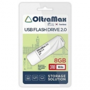 8Gb OltraMax 310 White USB 2.0 (OM-8GB-310-White)