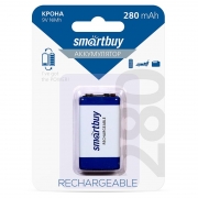  9V Smartbuy 6F22 Ni-MH, 280,  (SBBR-9V-1B280)