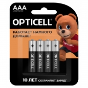 Батарейка AAA Opticell LR03-4BL, 4 шт, блистер