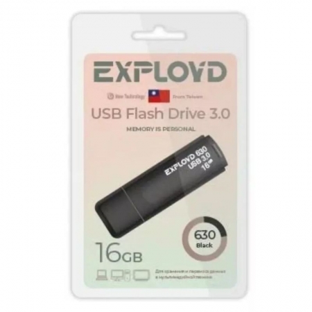 16Gb Exployd 630 Black USB 3.0 (EX-16GB-630-Black)