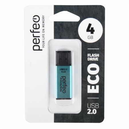 4Gb Perfeo E03 Green Economy Series USB 2.0 (PF-E03G004ES)