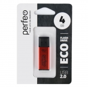 4Gb Perfeo E03 Red Economy Series USB 2.0 (PF-E03R004ES)