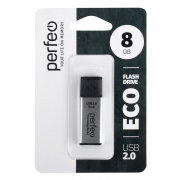 8Gb Perfeo E03 Silver Economy Series USB 2.0 (PF-E03S008ES)
