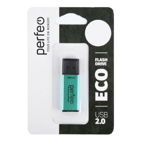 64Gb Perfeo E03 Green Economy Series USB 2.0 (PF-E03G064ES)