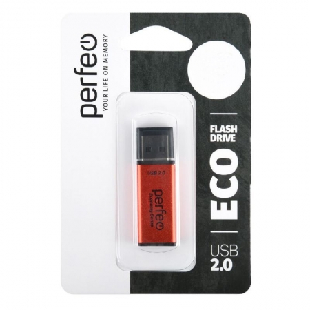 64Gb Perfeo E03 Red Economy Series USB 2.0 (PF-E03R064ES)