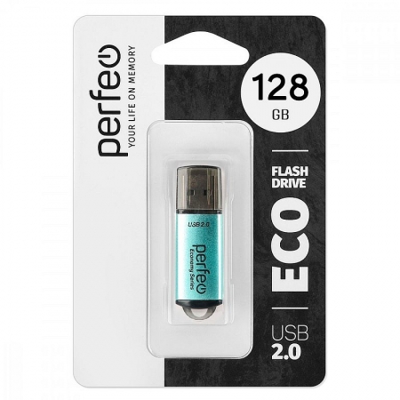 128Gb Perfeo E01 Green Economy Series USB 2.0 (PF-E01G128ES)