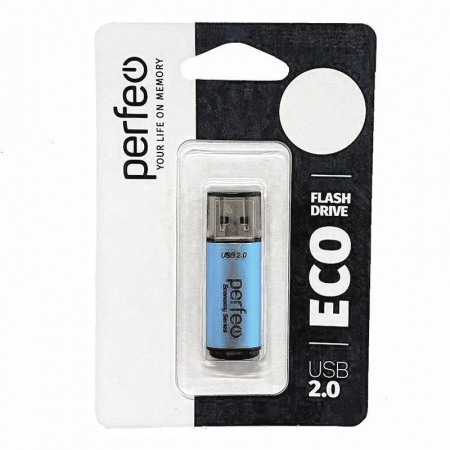 32Gb Perfeo E04 Blue Economy Series USB 2.0 (PF-E04N032ES)