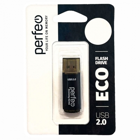 64Gb Perfeo E04 Black Economy Series USB 2.0 (PF-E04B064ES)