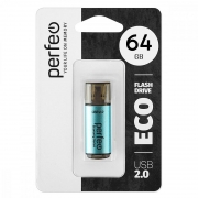 64Gb Perfeo E04 Green Economy Series USB 2.0 (PF-E04G064ES)