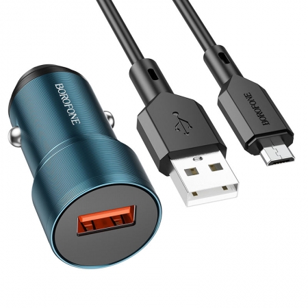    Borofone BZ19A QC3.0, USB-A +  Micro USB, 