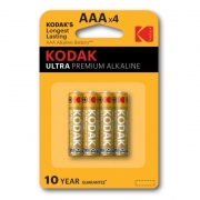 AAA Kodak Ultra Premium LR03-4BL, Alkaline, 4,  (K3A-4 U)