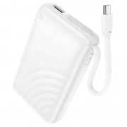   Hoco J134A, 10000 /, 2A, USB A + .  Type C, 