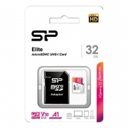   Micro SDHC 32Gb Silicon Power Elite U1, V10, A1+  SD (SP032GBSTHBU1V20SP)