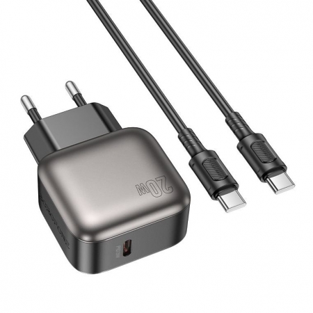   Borofone BAS53A, QC3.0/PD 20W USB C +  Type C, 