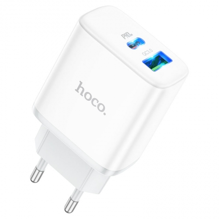   Hoco C105A, QC3.0/PD 20W USB A+C, 