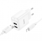   Hoco C141A 2.1 2xUSB +  Lightning, 