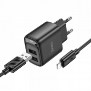   Hoco C141A 2.1 2xUSB +  Lightning, 