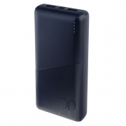 Зарядное устройство Perfeo Powerbank, 20000 мА/ч, 2.1A 2xUSB, черное (PF_E2090)
