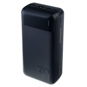 Зарядное устройство Perfeo Powerbank, 30000 мА/ч, 2.1A 2xUSB, черное (PF_E2094)