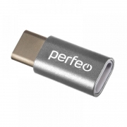  OTG USB Type C(m) - Micro Bf, , Perfeo PF-VI-O005 (PF_E1673)