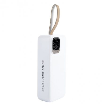   Perfeo Atomic Age, 30000 /, QC3.0/ PD 22.5W, 2xUSB A+USB-C,  (PF_E1477)