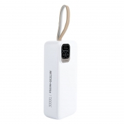 Зарядное устройство Perfeo Atomic Age, 30000 мА/ч, QC3.0/ PD 22.5W, 2xUSB A+USB-C, белое (PF_E1477)