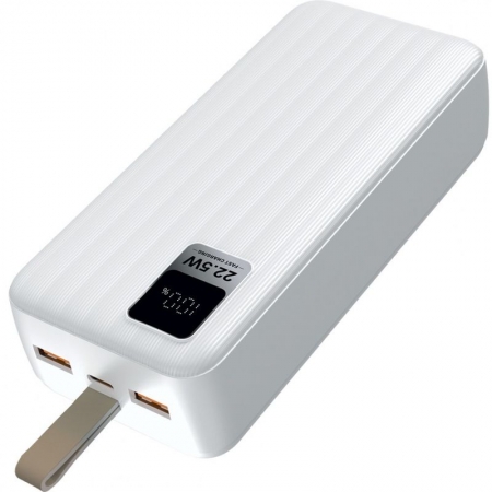   Perfeo Waterfall, 30000 /, QC3.0/PD 22.5W, 2xUSB A+USB-C,  (PF_D0176)