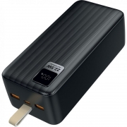 Зарядное устройство Perfeo Waterfall, 40000 мА/ч, QC3.0/PD 22.5W, 2xUSB A+USB-C, черное (PF_D0182)