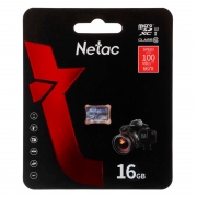   Micro SDHC 16Gb Netac P500 Ultra U1 V10 A1   (NT02P500ULT-016G-S)