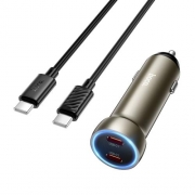   Hoco Z54B, QC3.0/PD60W, 2xUSB-C +  Type C, , .