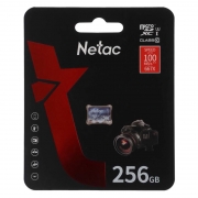   Micro SDXC 256Gb Netac P500 Ultra U3 V30 A1   (NT02P500ULT-256G-S)