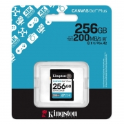   SDXC 256Gb Kingston Canvas Go Plus G4 U3 V30 200/160 / (SDG4/256GB)