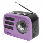  Ritmix RPR-033 Lavender, FM/AM/SW, Bluetooth, MP3
