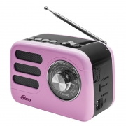  Ritmix RPR-033 Pink, FM/AM/SW, Bluetooth, MP3