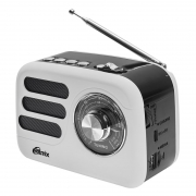  Ritmix RPR-033 White, FM/AM/SW, Bluetooth, MP3