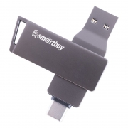 128Gb Smartbuy MC45 Metal Dual USB A/USB C  (SB128GBMC45)