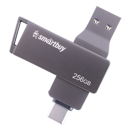 256Gb Smartbuy MC45 Metal Dual USB A/USB C  (SB256GBMC45)