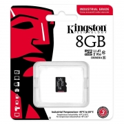   Micro SDHC 8Gb Kingston Industrial U3 V30 A1 100/80 /   (SDCIT2/8GBSP)