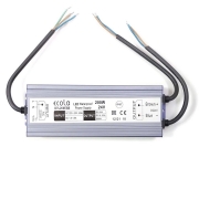    LED  200 , 220V-24V, IP67, 205x125x55 , Ecola (D7L200ESB)