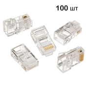  RJ-45 8p8c CAT 5e, 3-fork, 100 , Cablexpert (LC-8P8C-001 (3-fork)