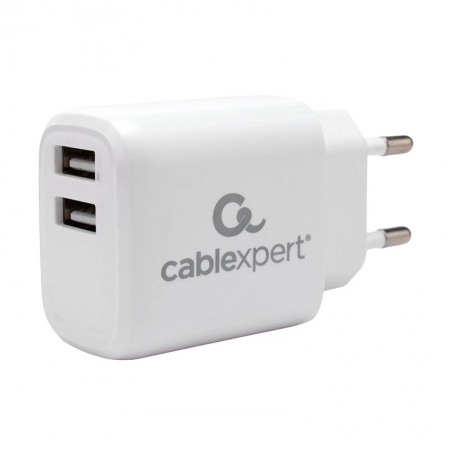   Cablexpert MP3A-PC-58 100/220V->5V, 2.1A 2xUSB, 